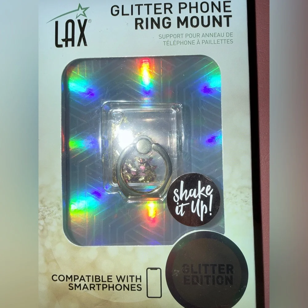 Glitter Phone Ring Holder -GOLD NIB